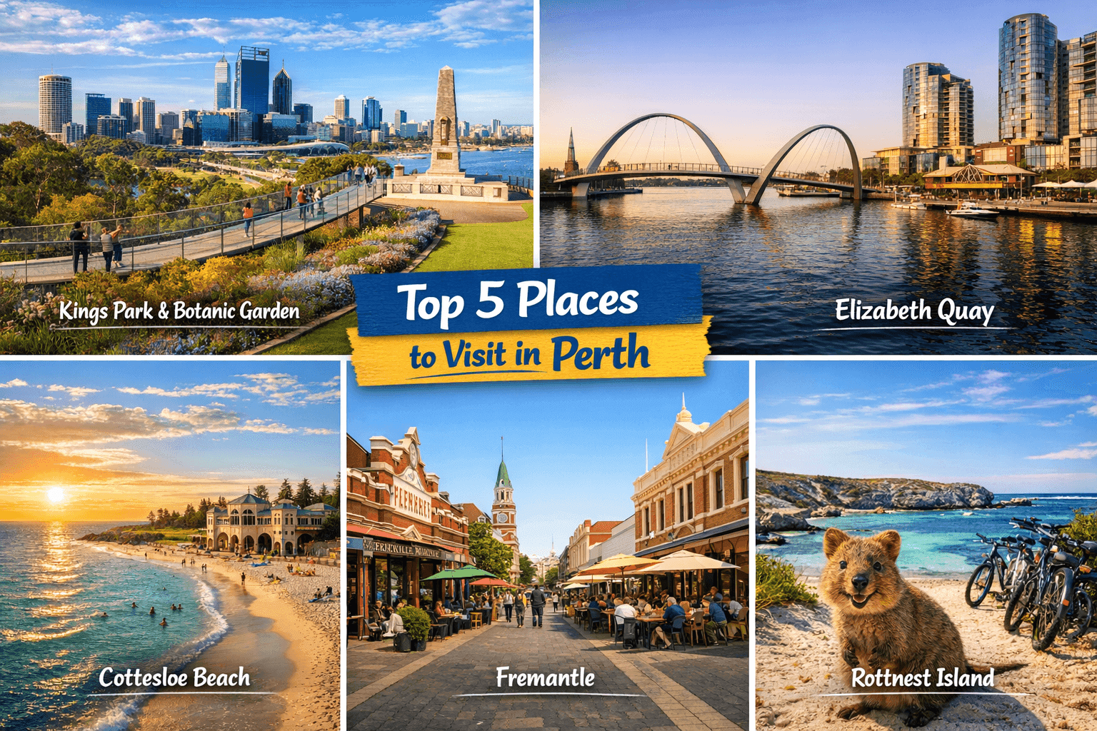Top 5 places in Perth